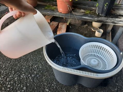 100被稀釋漂白水